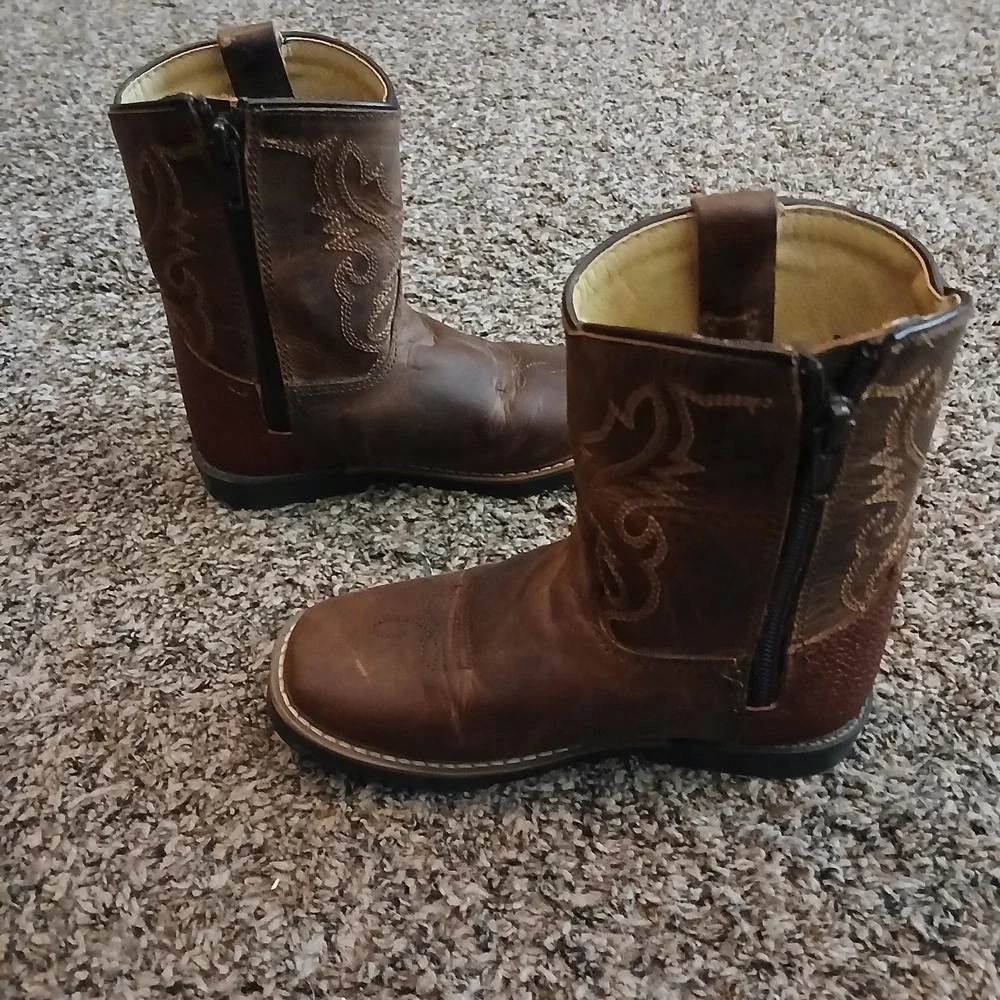 Smoky Mountain Toddler Size 10 R Boots Autry Cowboy Country Brown